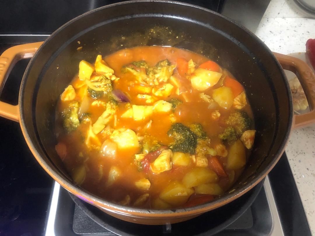 【nya酱的食谱】酸辣无水咖喱