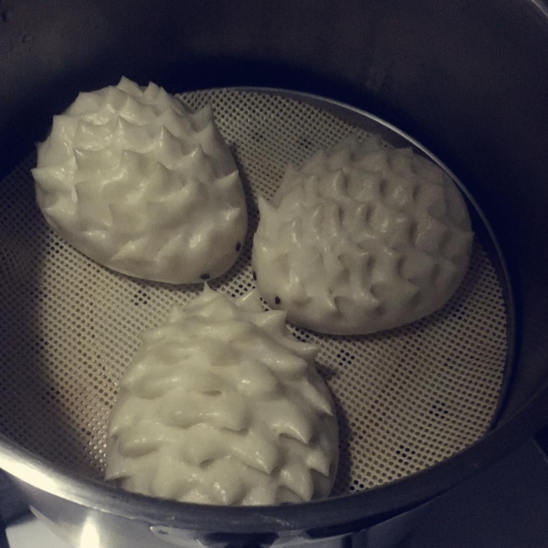 南瓜刺猬馒头