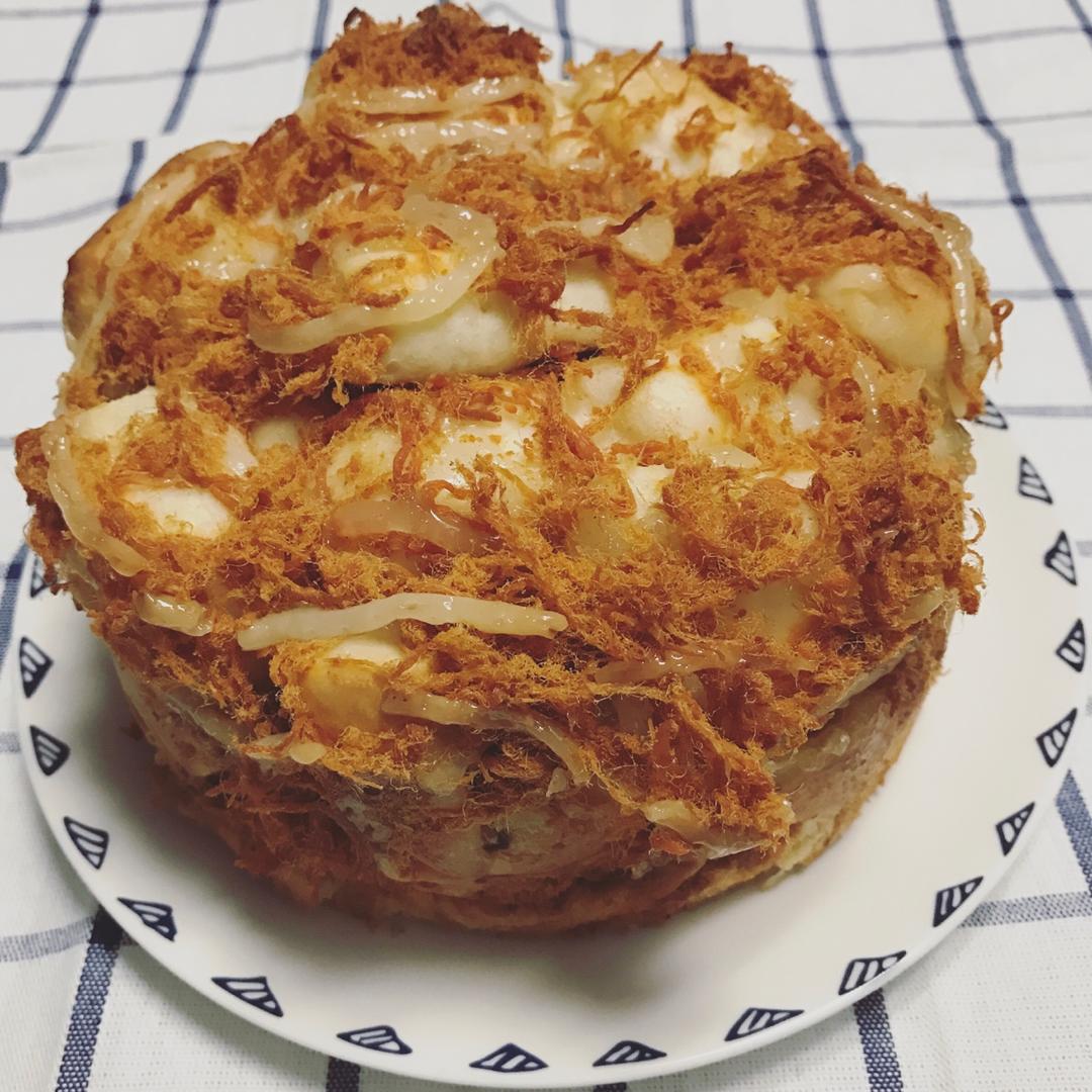 肉松手撕面包—超软会爆浆的面包哟