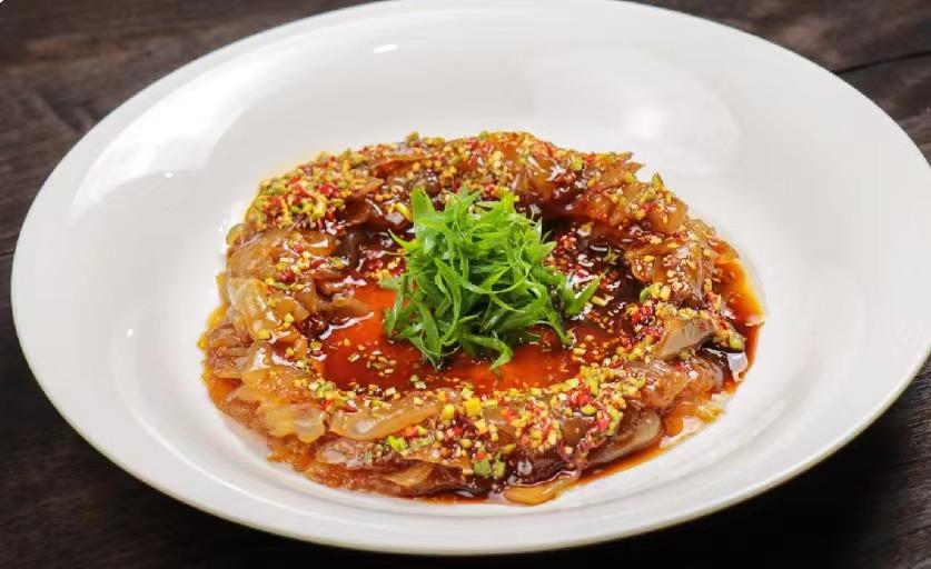 捞汁海蜇 黄哈儿 标准操作流程的做法