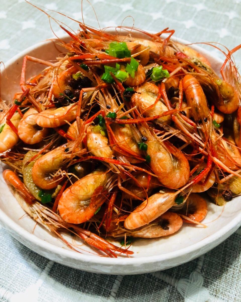 椒盐河虾