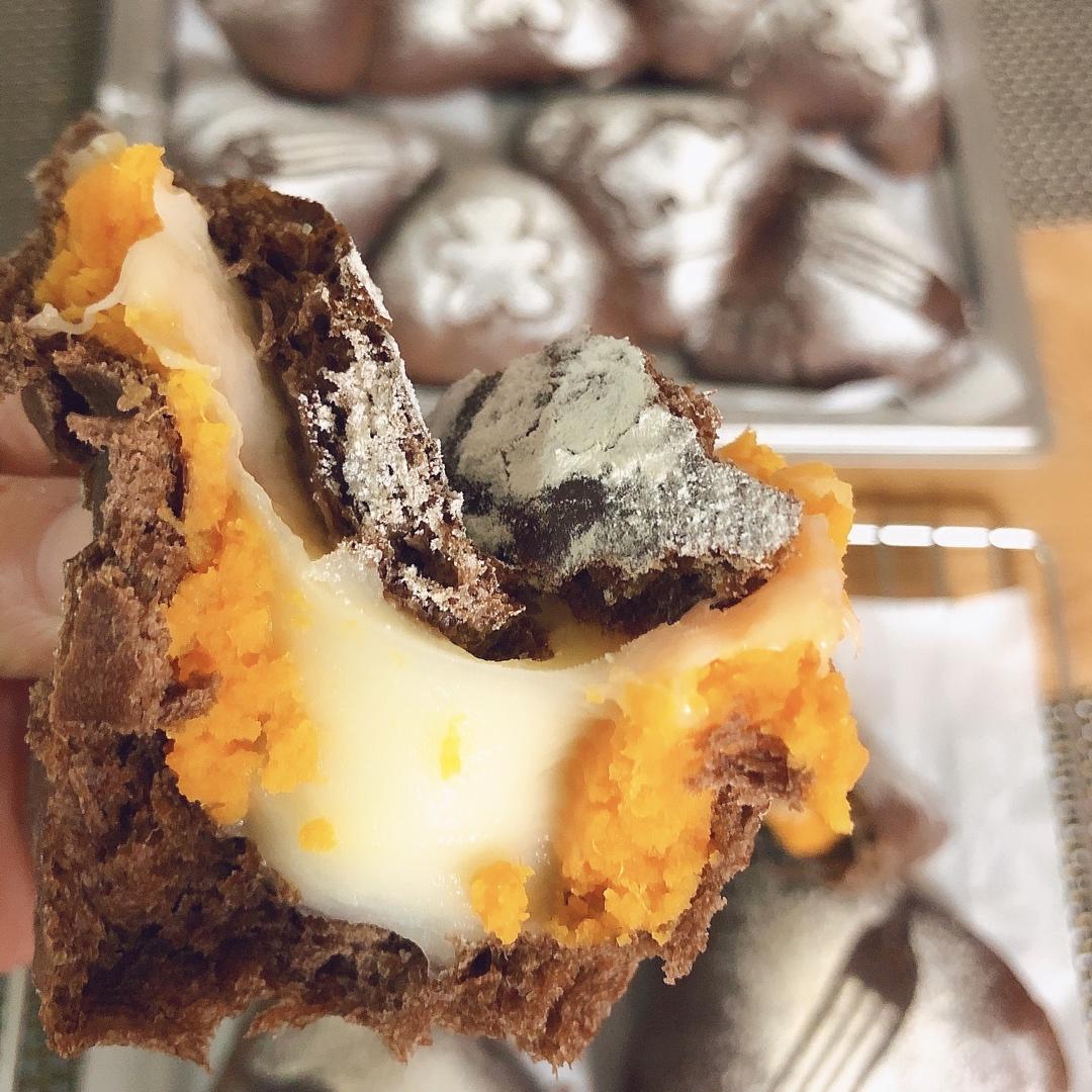 可可芋泥麻薯软欧