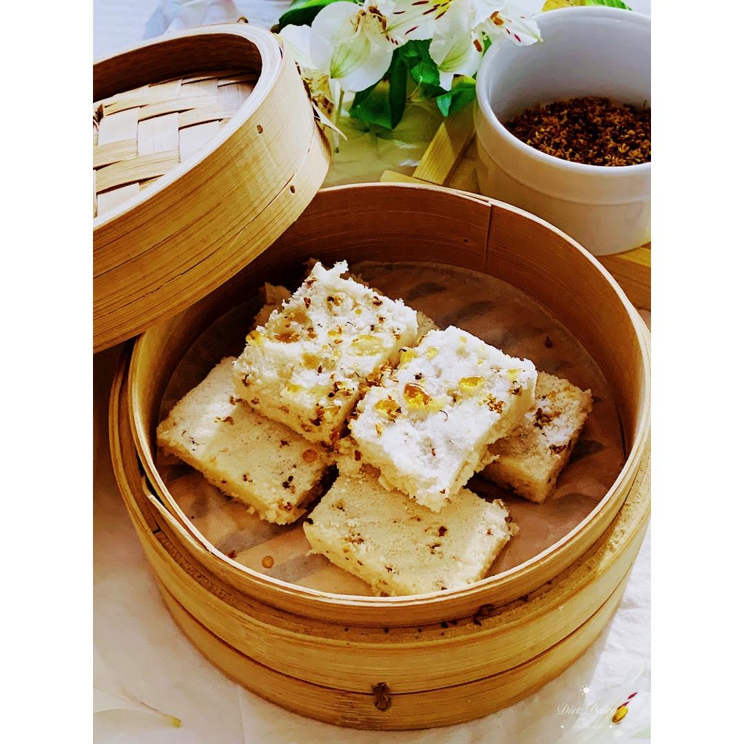 金秋桂语——桂花松糕