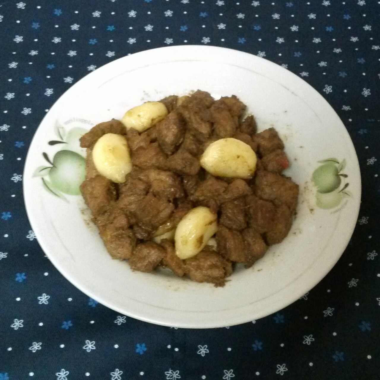 黑蒜子牛肉粒