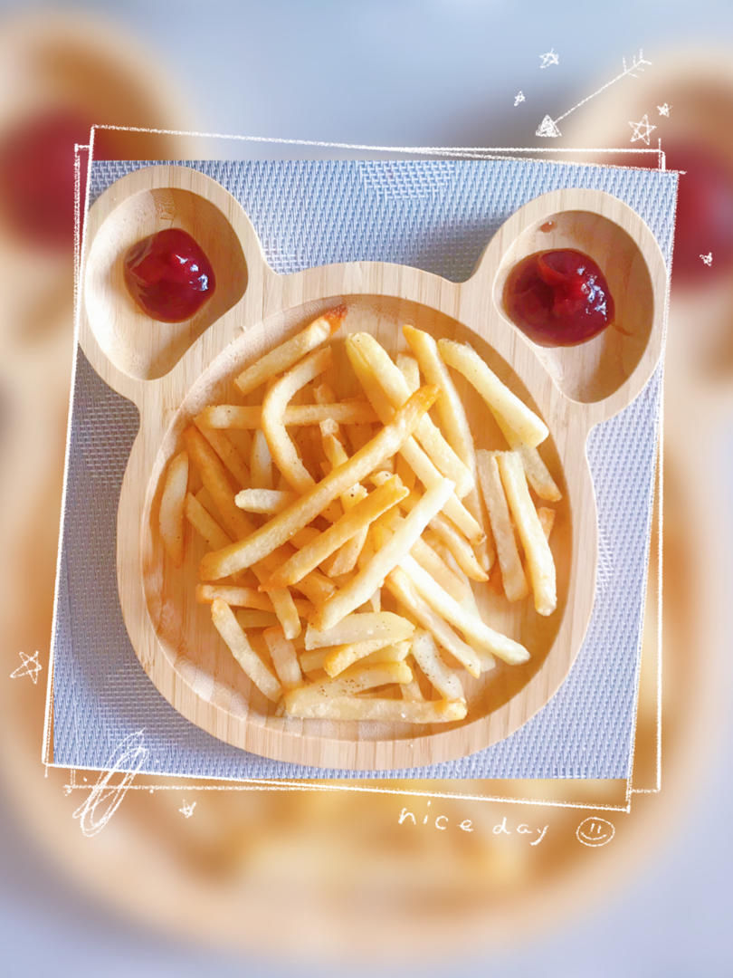 魔笛手烤薯条（烤箱版非油炸）