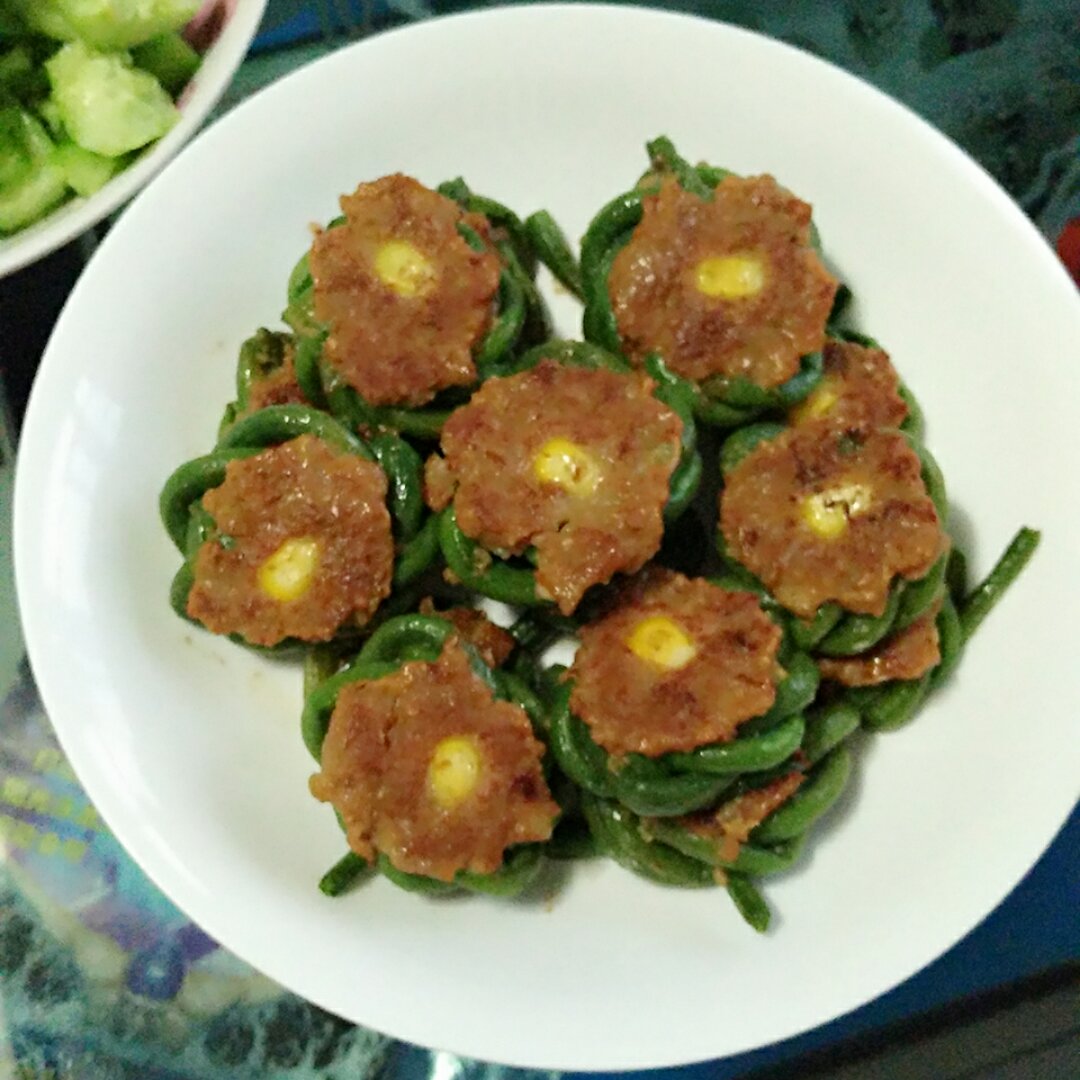 肉酿豆角