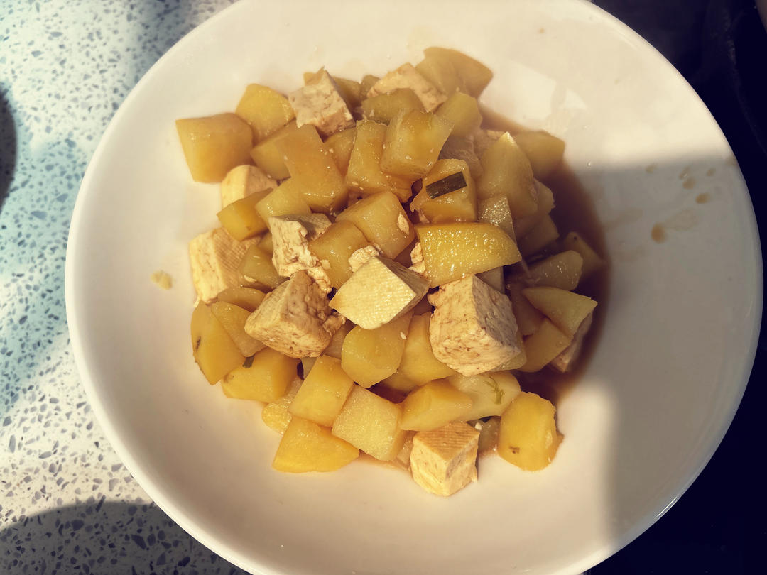 我儿子最爱吃的土豆豆腐