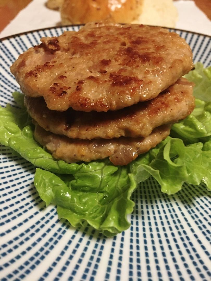 惠风和畅c做的汉堡猪肉饼