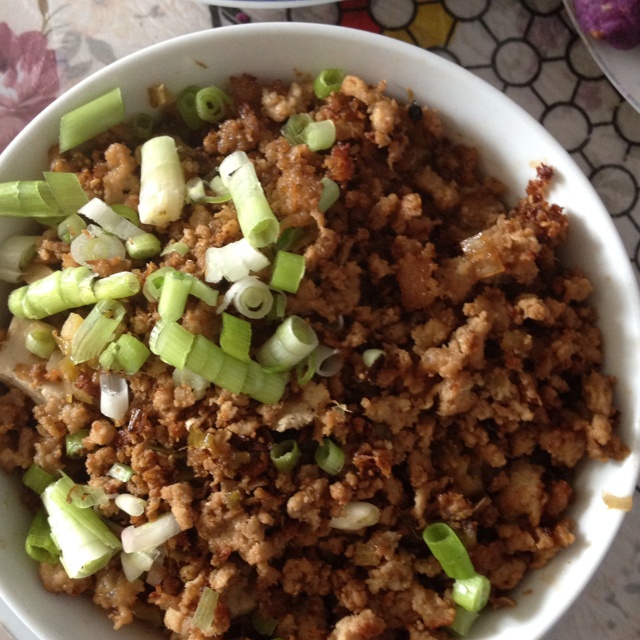 肉末蒸豆腐