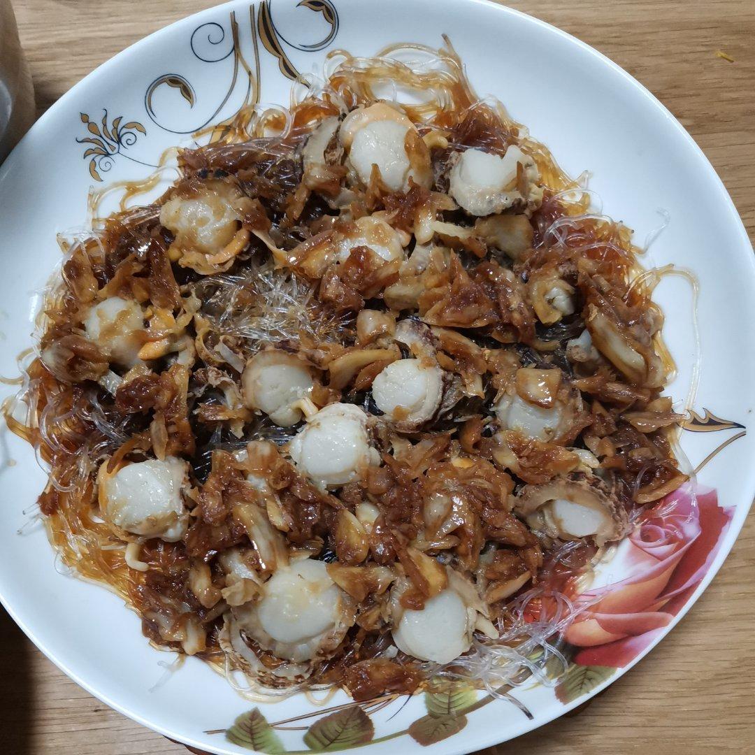 蒜蓉扇贝肉蒸粉丝
