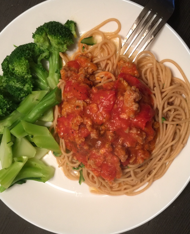 番茄肉酱意大利面