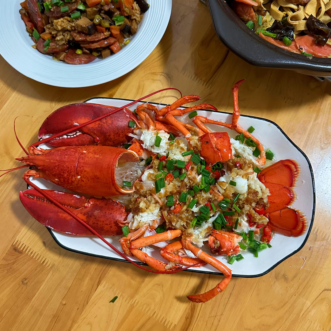 美味无敌的清蒸波士顿龙虾
