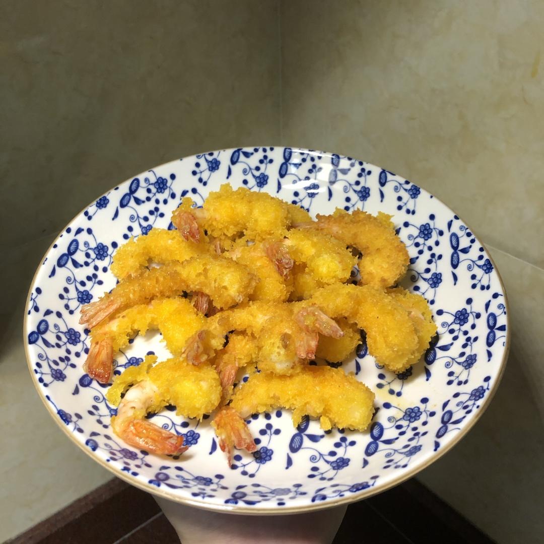 面包糠炸虾