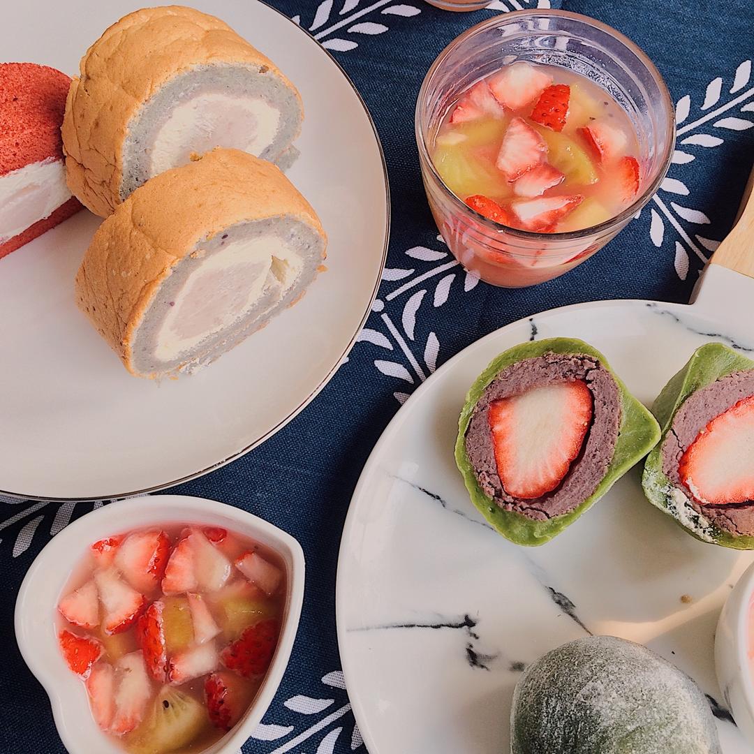 草莓大福——原味&抹茶味