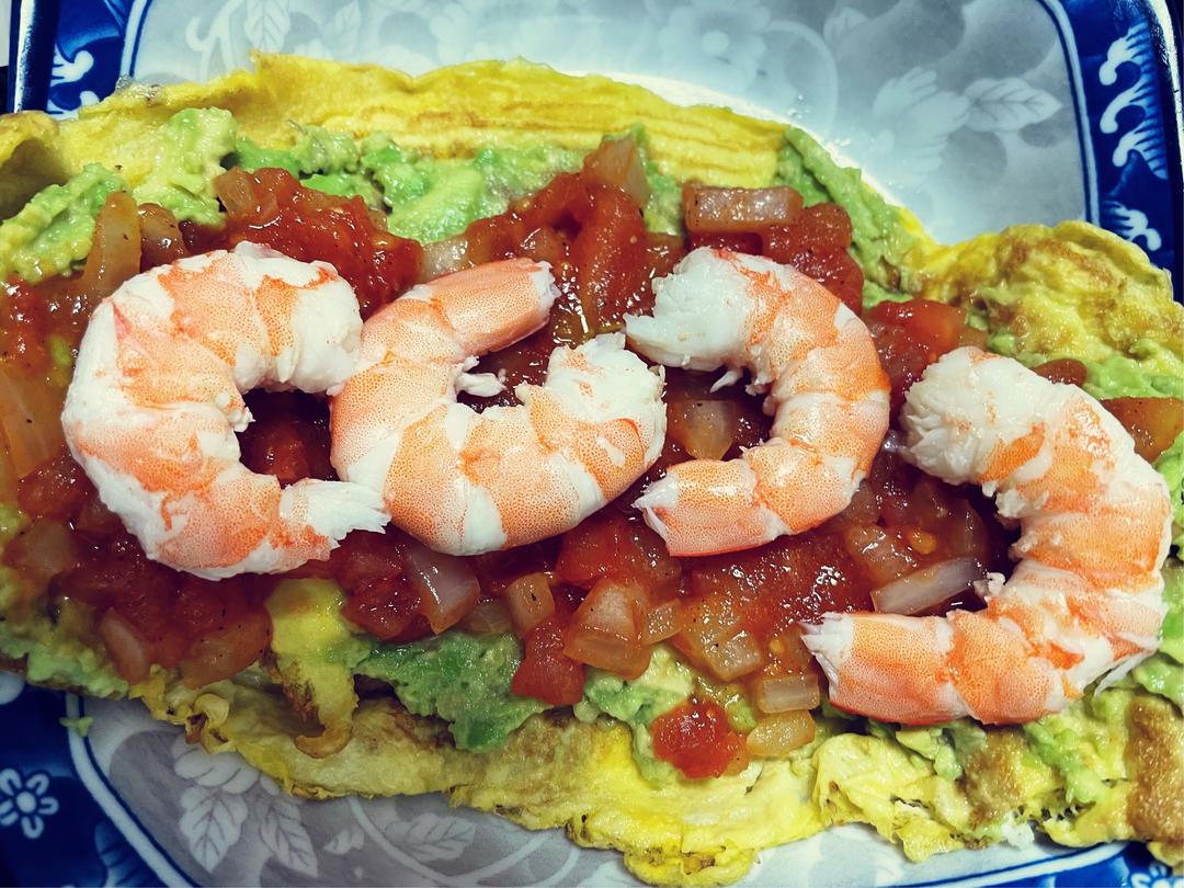 牛油果能量蛋卷的做法