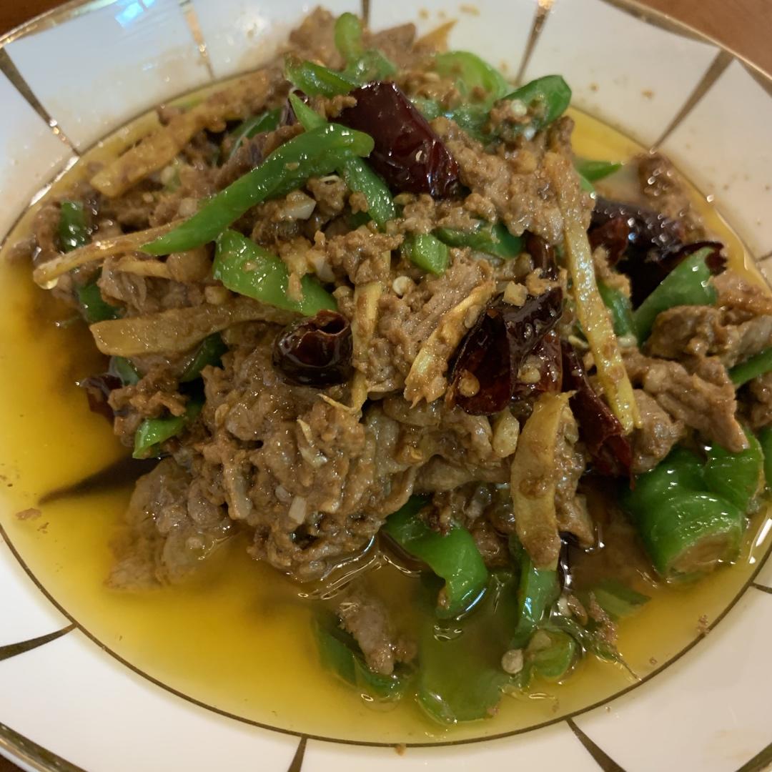小炒牛肉