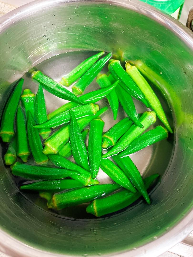 【白灼秋葵】清爽简单