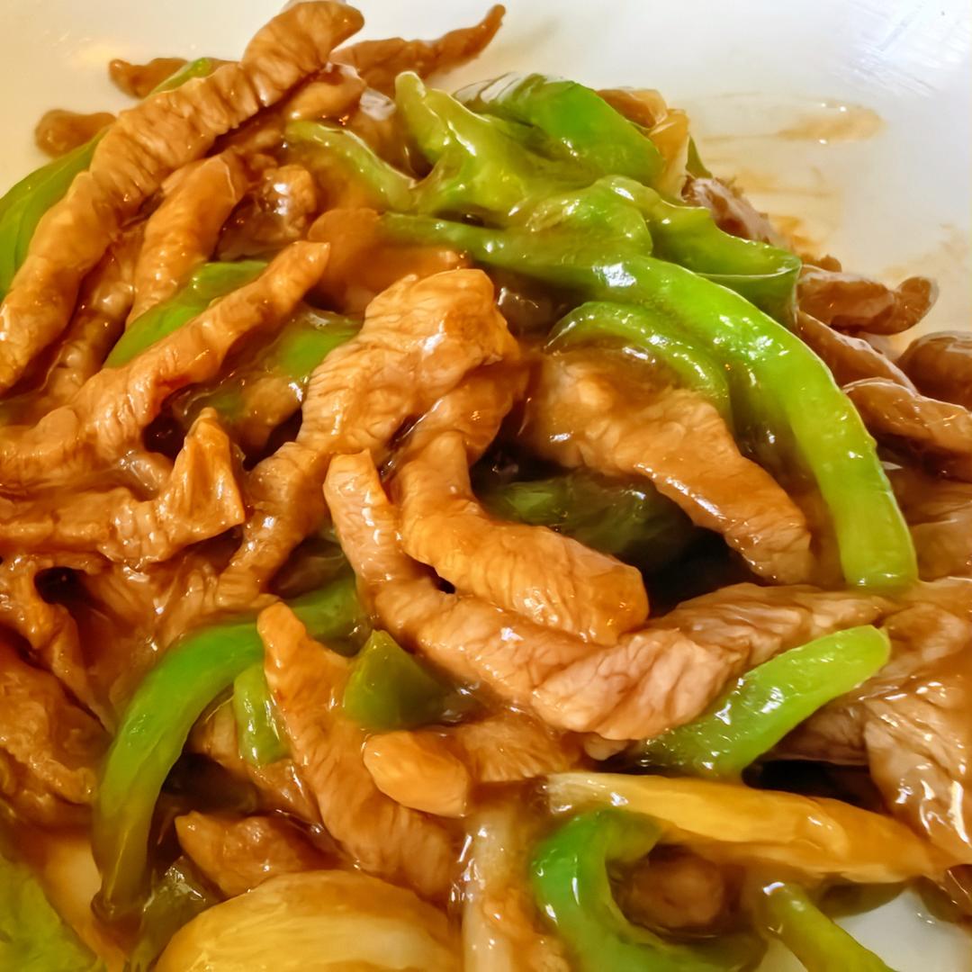 青椒牛肉丝