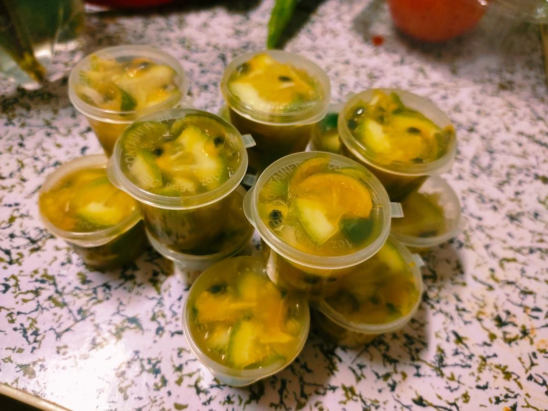 百香果柠檬果茶