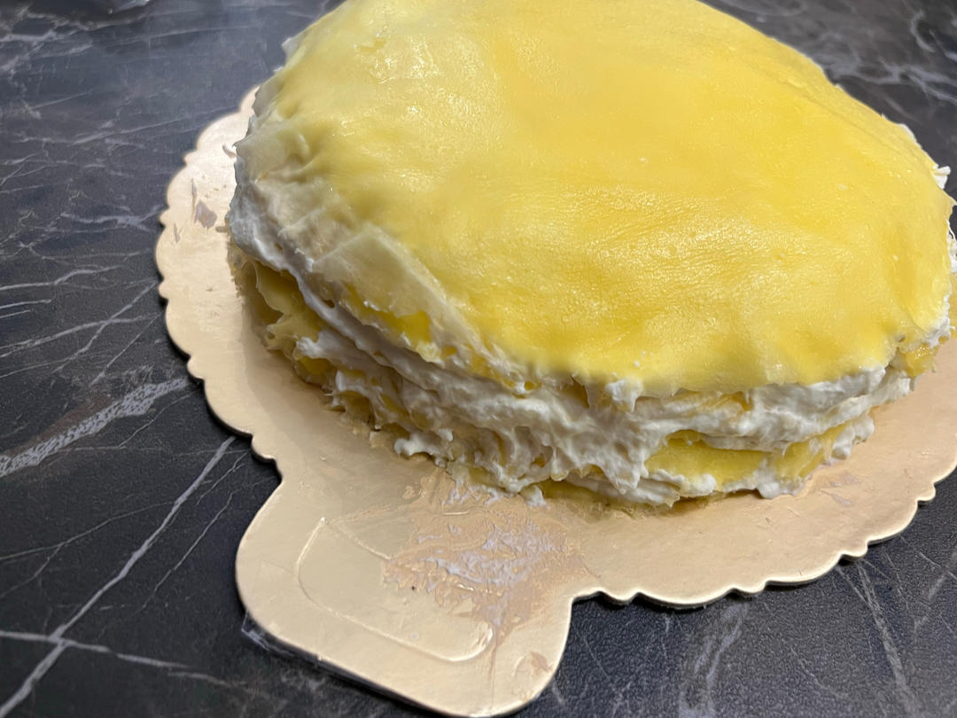 榴莲千层（超软糯蛋皮配方٩( ᐛ )و