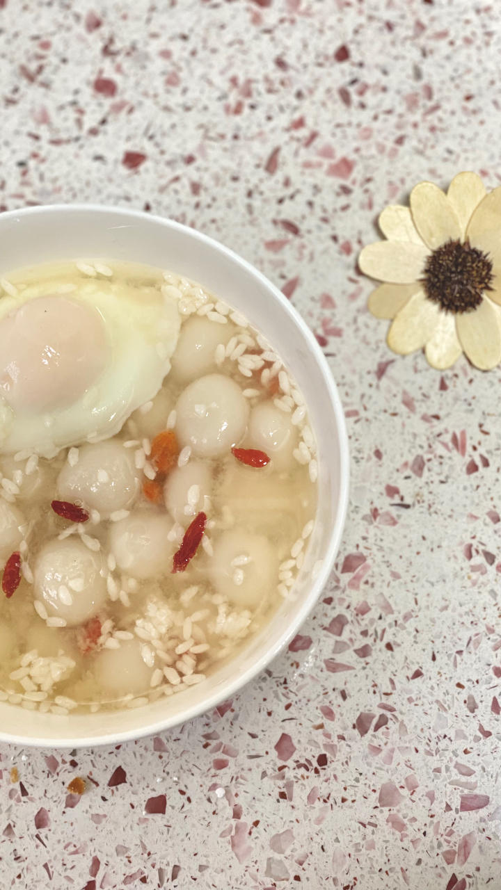 醪糟、小汤圆、荷包蛋