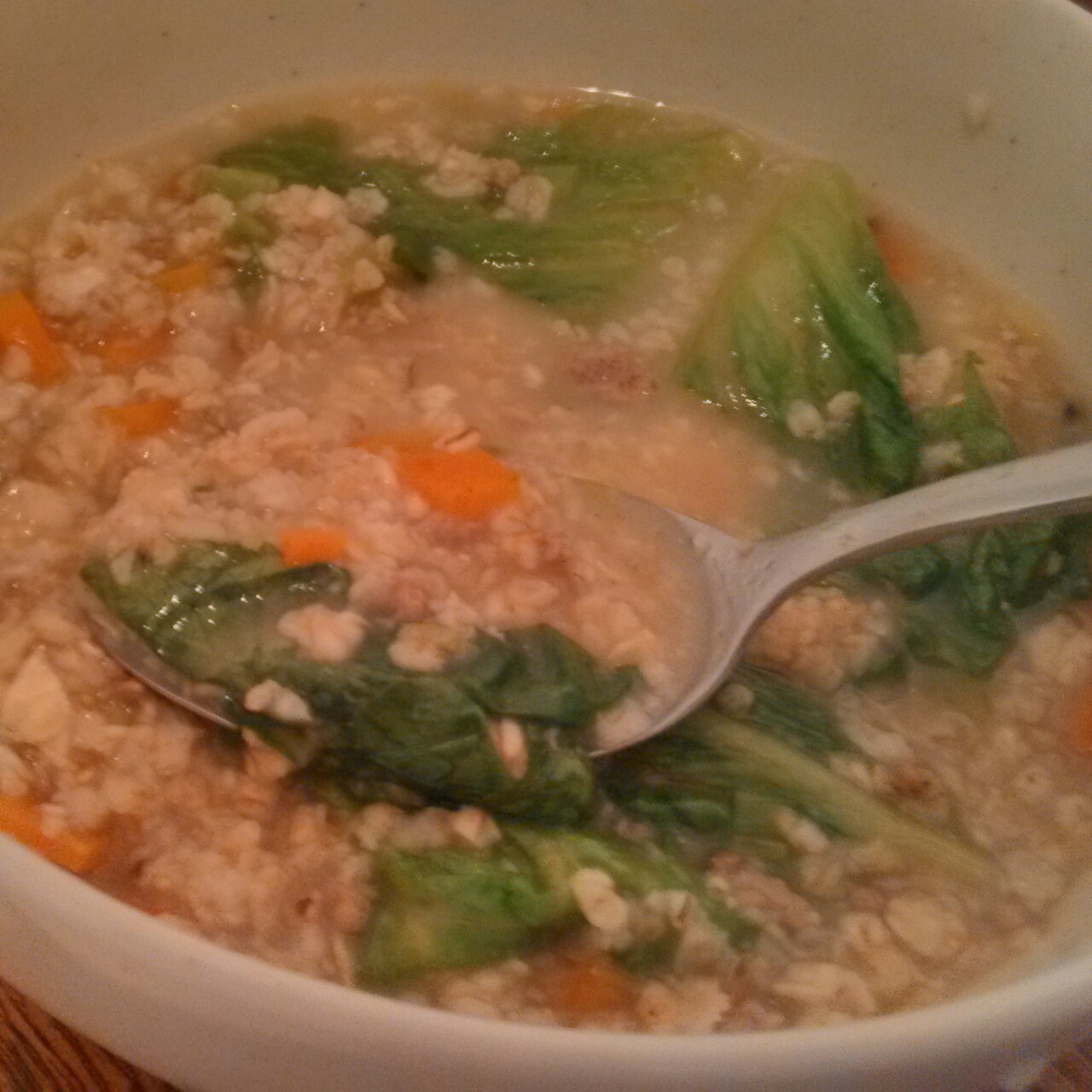 胡萝卜青菜粥