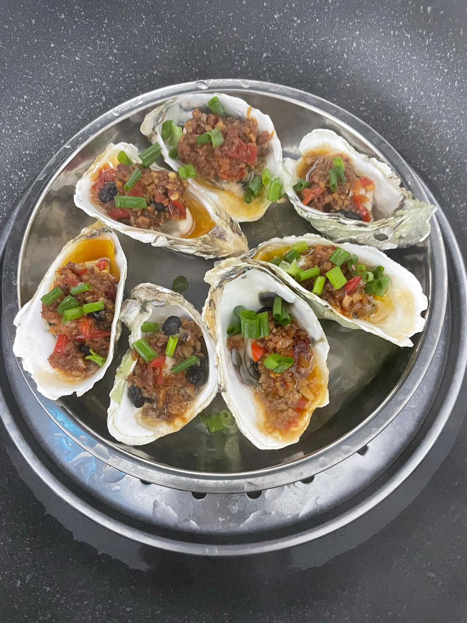 超简单～蒸蒜蓉生蚝