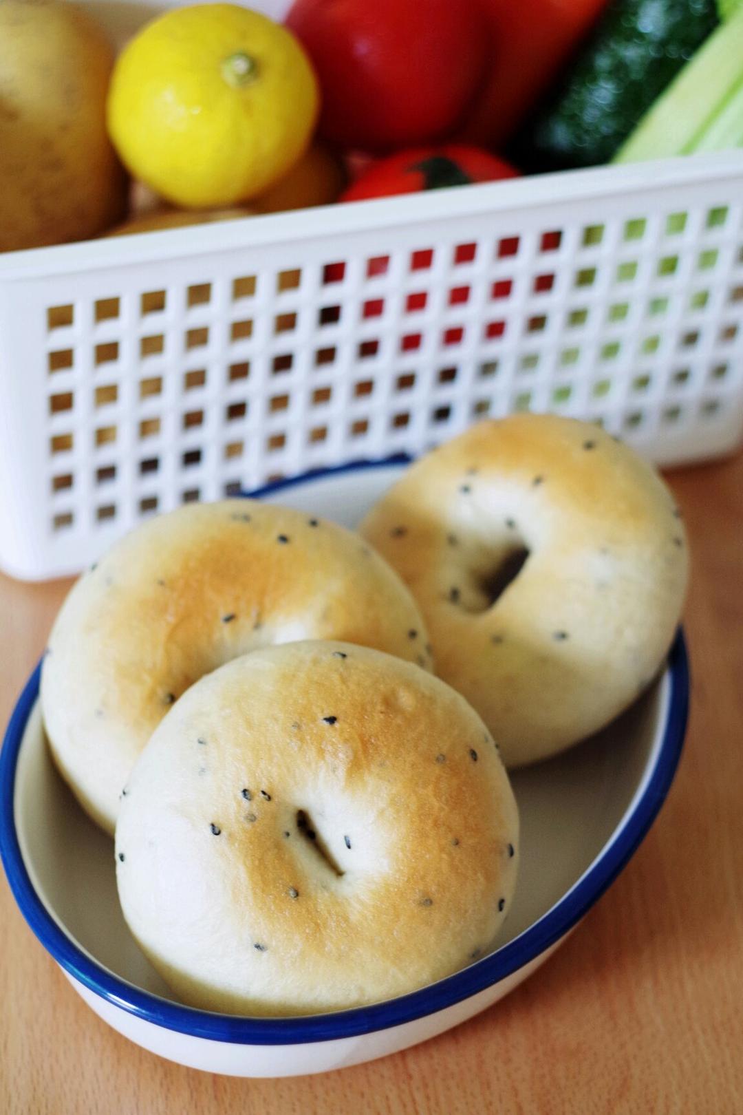 芝麻贝果（咸）