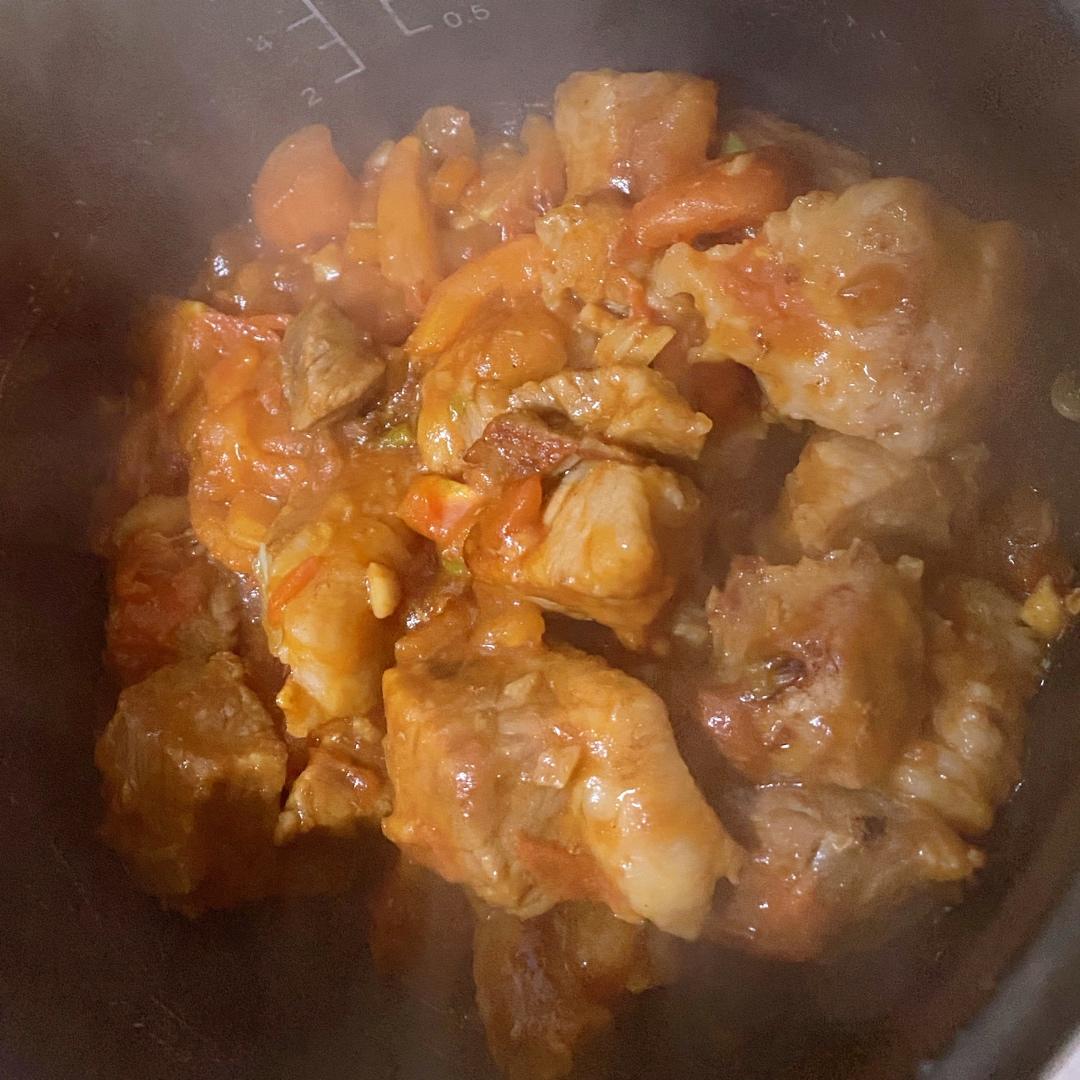 番茄土豆炖牛腩
