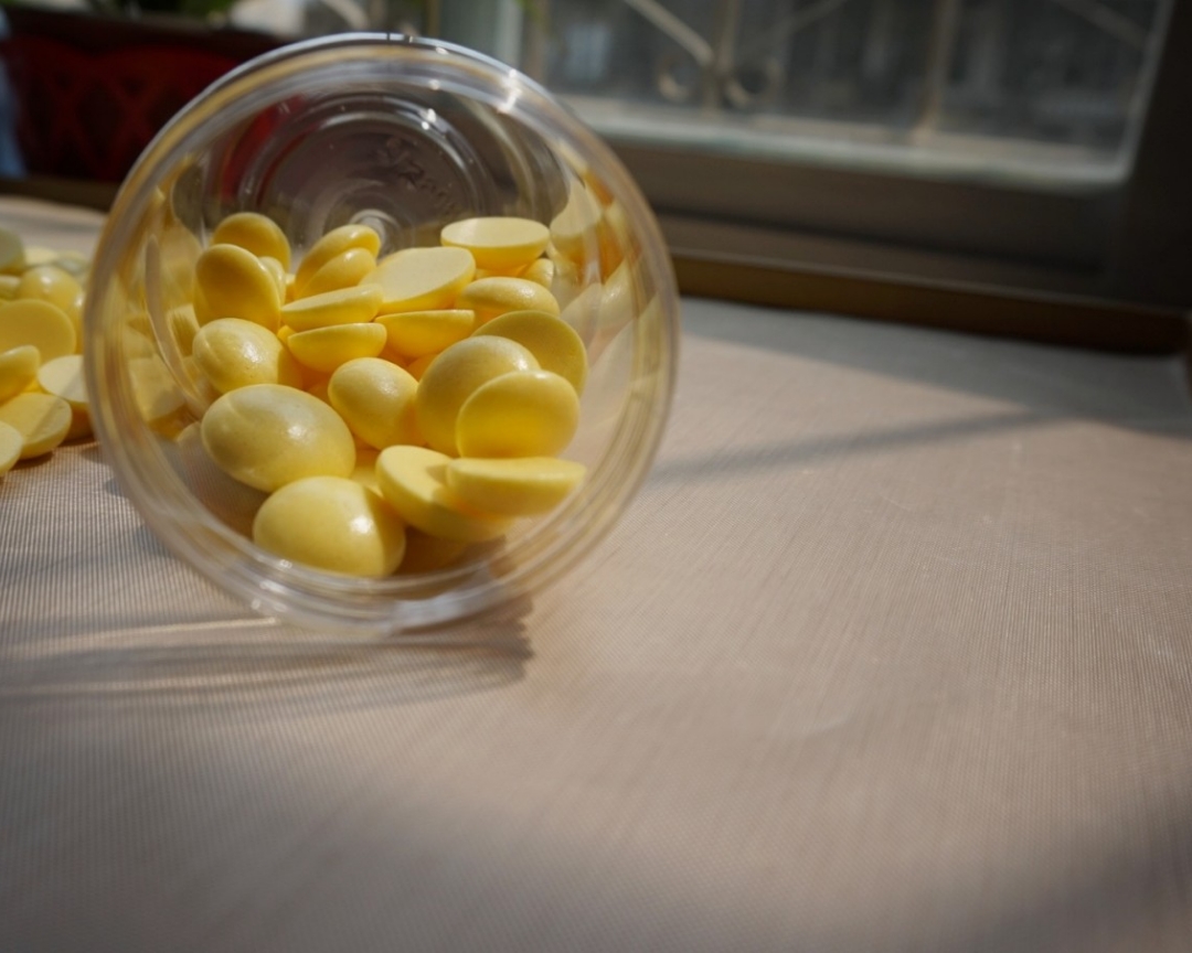 蛋黄溶豆（表面光滑，底部平整的秘诀）的做法