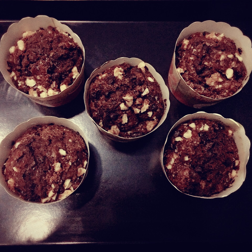 浓情巧克力摩卡马芬<Chocolate Espresso Muffins>