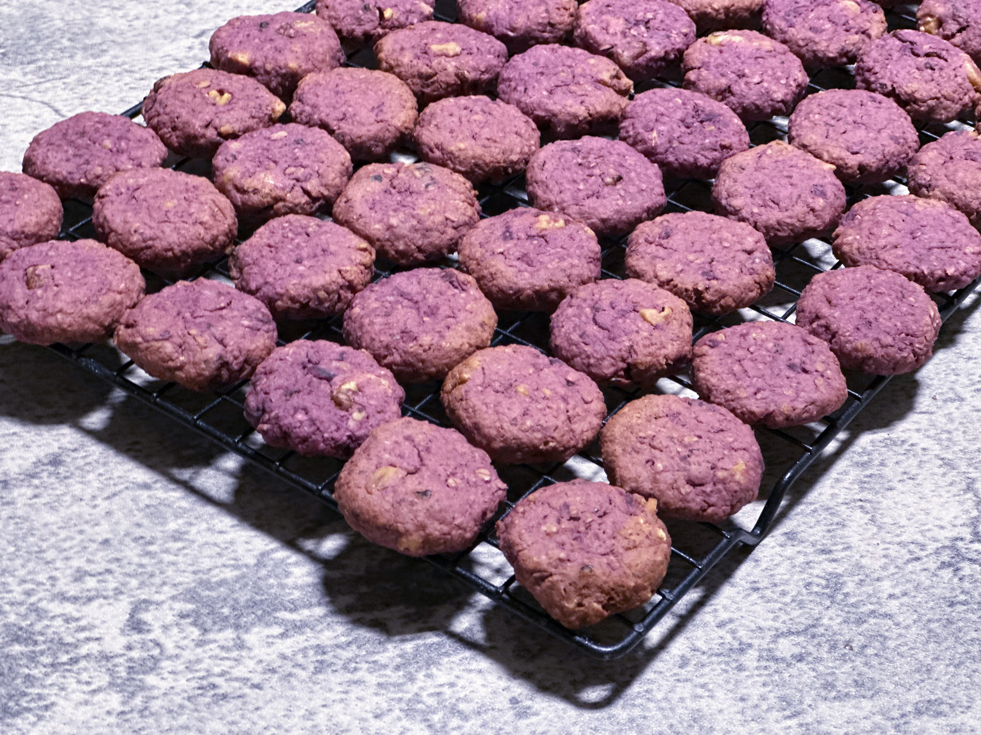 减脂代餐紫薯燕麦饼