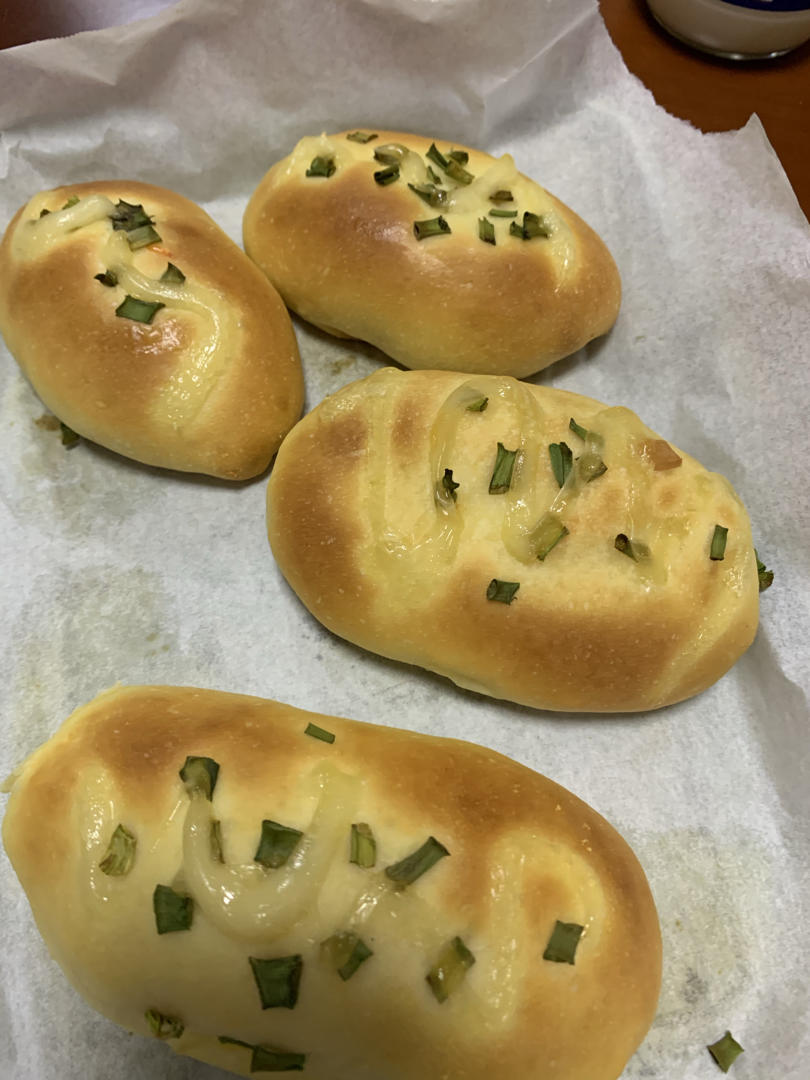 香葱火腿肉松面包