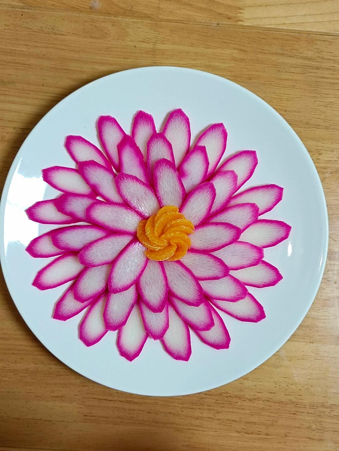花开富贵（山药火龙果）