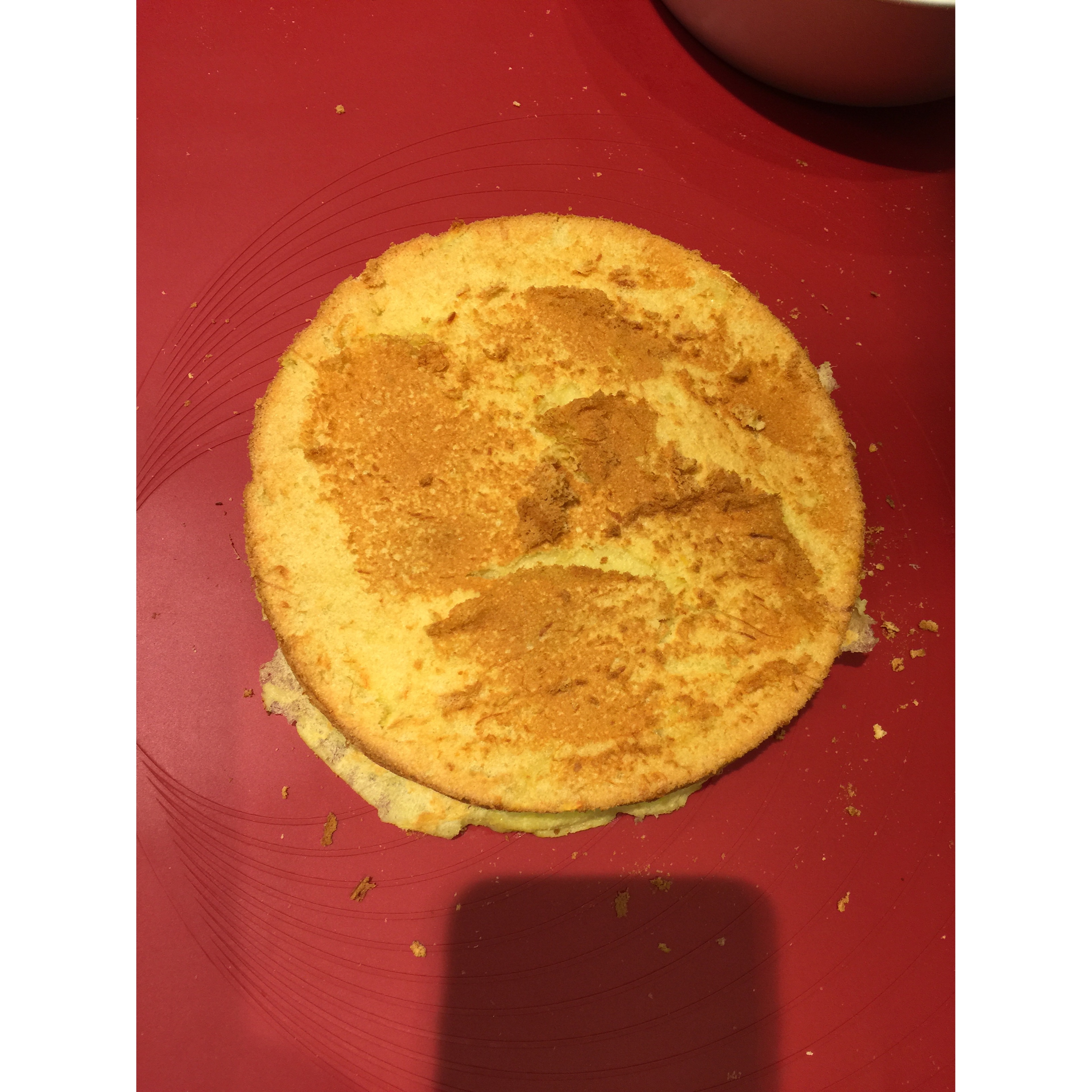 榴莲戚风蛋糕