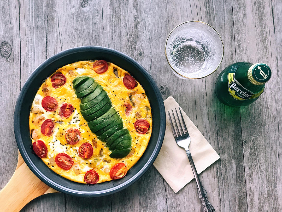 ❗️元气满满的早餐，法式牛油果虾仁烘蛋