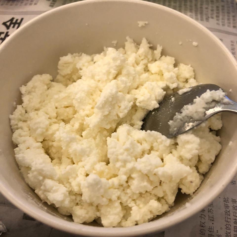 自制茅屋奶酪+快手吃法推荐（cottage cheese）丨健康·零食