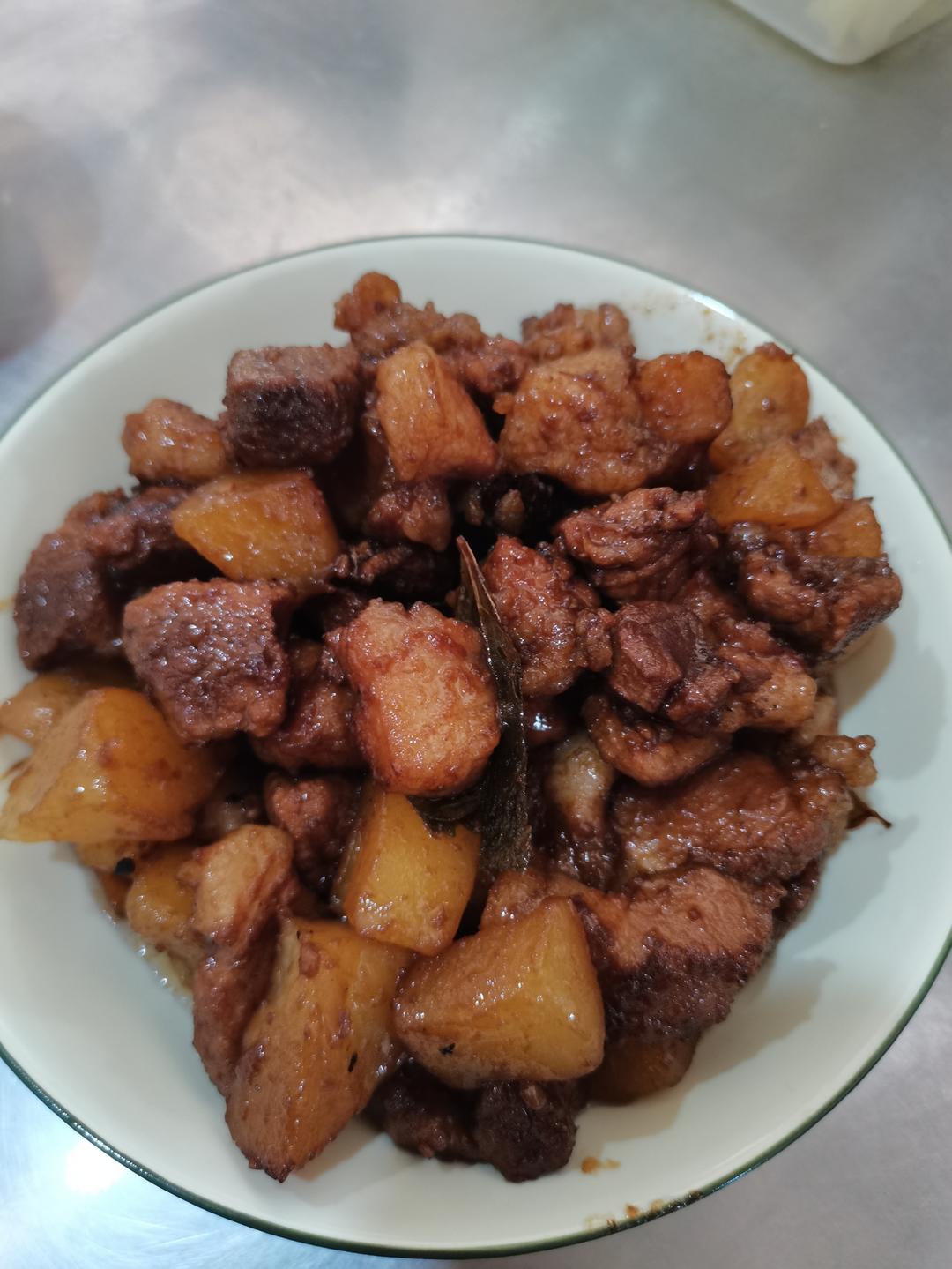 红烧肉炖土豆（丝毫不腻）