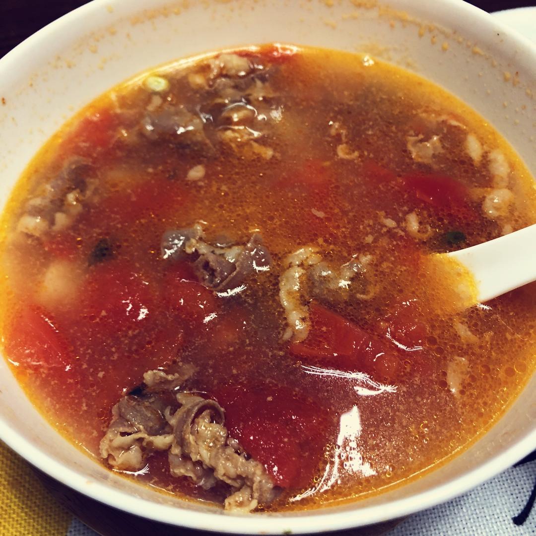 番茄土豆肥牛锅