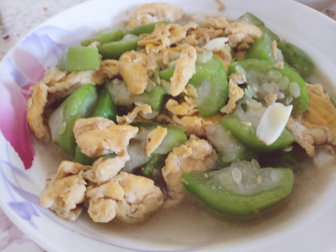 丝瓜炒鸡蛋