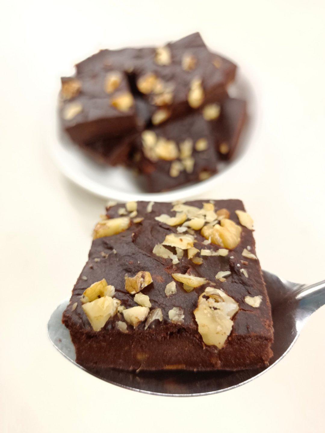 无油无糖无面粉：零失败低卡红薯布朗尼