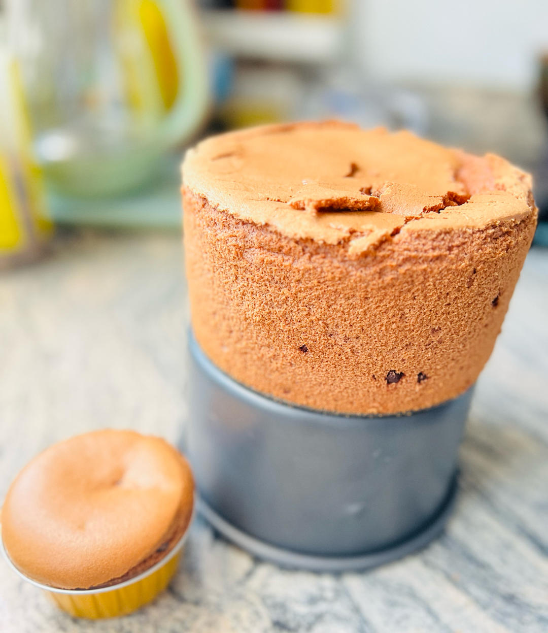 戚风巧克蛋糕6寸