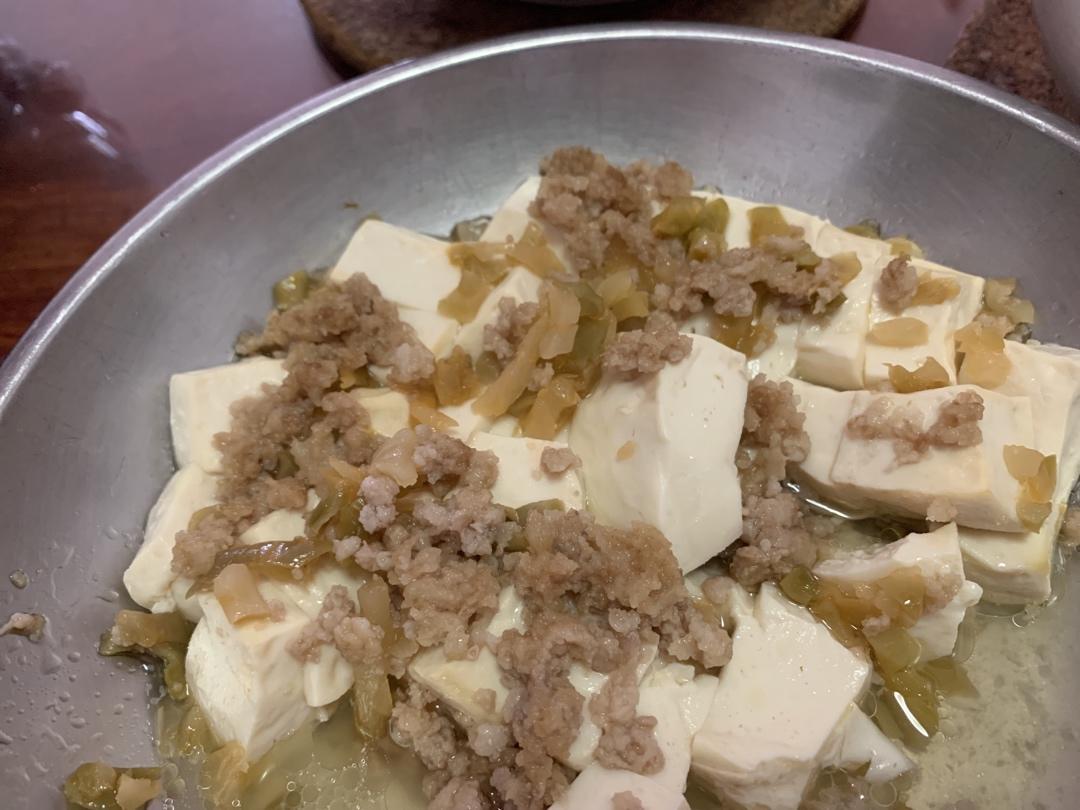 肉末蒸豆腐