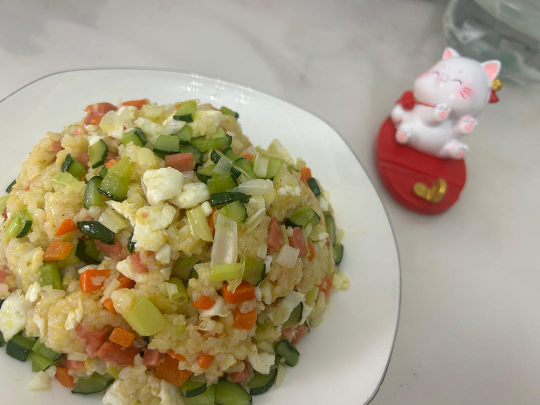 炒米饭蛋炒饭二十分钟快手家常