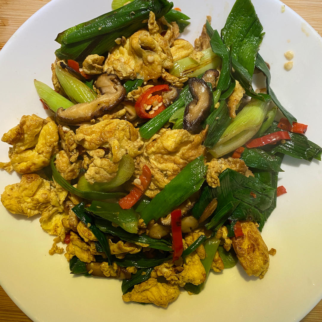 下饭菜 大蒜炒鸡蛋