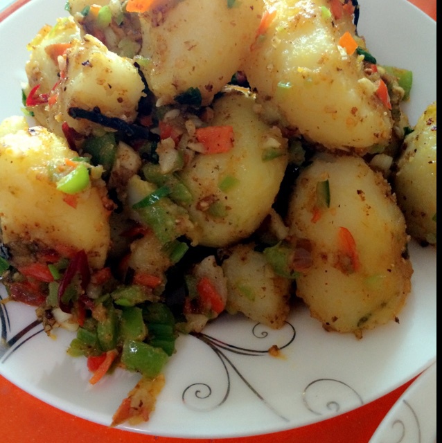 孜然香辣小土豆 Dry Fried Baby Potato