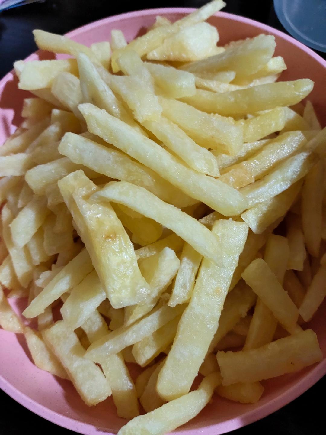 最简单炸薯条，比买的还好吃