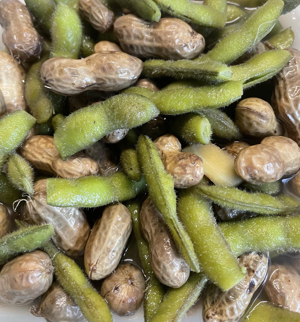夏日必备煮五香毛豆花生🥜
