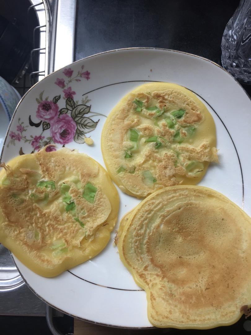 奶香葱花蛋饼（低筋面粉版）