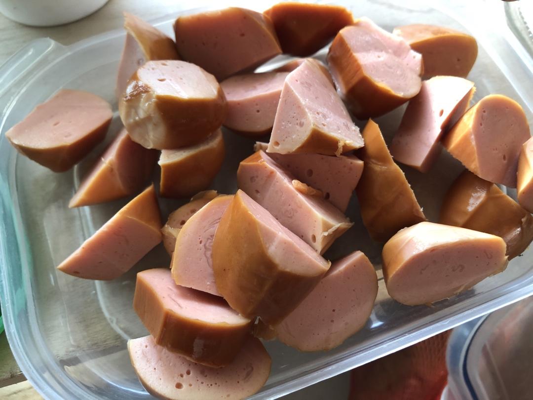 青椒炒火腿肠